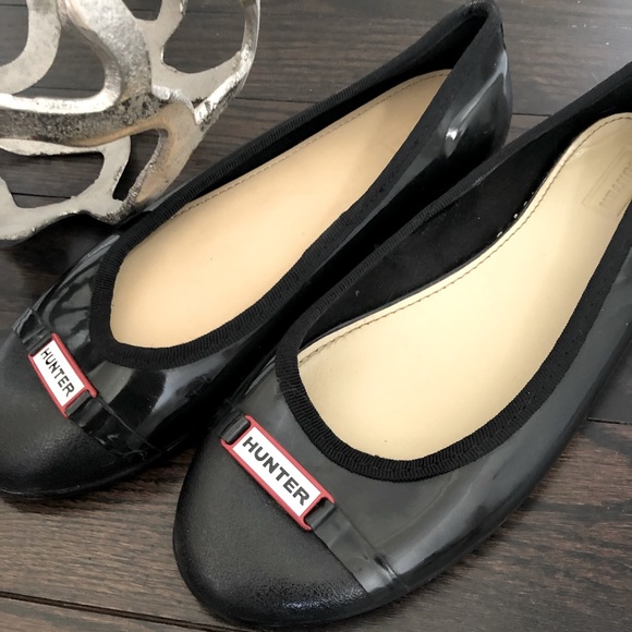 Womens Hunter Ballet Flats - Size 38 - Super Cute & Like New! - Picture 1 of 5